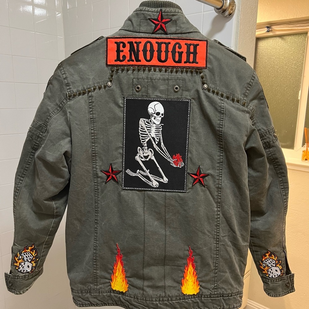 Mental health battle jacket (Large) - Picture 4 of 7